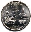 2006 Nebraska State Quarter Coin - P or D Mint - BU