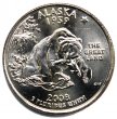 2008 Alaska State Quarter Coin - P or D Mint - BU