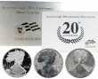 2006 3-Coin American Silver Eagle 20th Anniversary Set - (w/ Box & COA)
