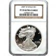 2007-W 1 oz American Proof Silver Eagle Coin - NGC PF-70 Ultra Cameo