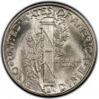 1923 Mercury Silver Dime Coin - Choice BU