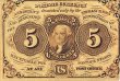 1st Issue 1862 5 Cents Fractional Currency - Civil War Era - Fine or Better