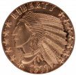 1 oz Copper Round - 1911 Incuse Indian Design