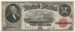 1917 $2.00 Legal Tender Note - Large Type - Fine