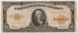1922 $10.00 Gold Certificate - Large Type - Extremely Fine