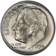 1954 Roosevelt Silver Dime Coin - Choice BU