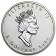1995 1 oz Canadian Silver Maple Leaf Coin - Low Mintage - Gem BU
