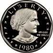 1980-S Susan B. Anthony Proof Dollar Coin - Choice PF