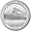 2010 Mount Hood Quarter Coin - P or D Mint - BU