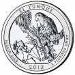 2012 El Yunque Quarter Coin - S Mint - BU