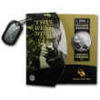 2012 Infantry Soldier/Defenders of Freedom Commemorative Silver Dollar (Proof Set) - w/ Replica Dog Tag