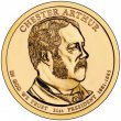 2012 Chester Arthur Presidential Dollar Coin - P or D Mint