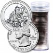 2012 40-Coin Acadia Quarter Rolls - S Mint - BU