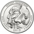 2013 Mount Rushmore Quarter Coin - P or D Mint - BU
