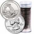 2014 40-Coin Arches Quarter Rolls - S Mint - BU