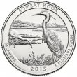 2015 Bombay Hook Quarter Coin - S Mint - BU