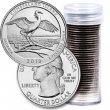 2018 40-Coin Cumberland Island Quarter Rolls - P or D Mint - BU