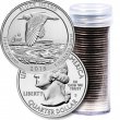 2018 40-Coin Block Island Quarter Rolls - S Mint - BU