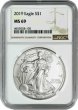 2019 1 oz American Silver Eagle Coin - NGC MS-69