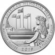 2019 American Memorial Quarter Coin - S Mint - BU