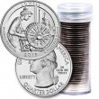 2019 40-Coin Lowell Quarter Rolls - P or D Mint - BU