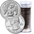 2020 40-Coin National Park of American Samoa Quarter Rolls - P or D Mint - BU