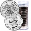 2020 40-Coin Salt River Bay National Historic Park Quarter Rolls - S Mint - BU