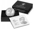 2021-W 1 oz Proof American Silver Eagle Coin - Type 2 - Gem Proof (w/ Box & COA)
