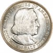 1893 Columbian Exposition Commemorative Silver Half Dollar Coin - Borderline Uncirculated