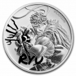 2022 1 oz Tuvalu Silver Street Fighter II Series - Ryu Coin - Gem BU