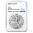 2023-W 1 oz Burnished American Silver Eagle Coin - NGC MS-70 Early Release
