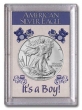 2024 1 oz American Silver Eagle Coin - Gem BU - It's A Boy! Harris Holder