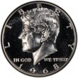 1968-S 40% Silver Proof Kennedy Half Dollar Coin - Choice PF