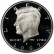 2007-S 90% Silver Kennedy Proof Half Dollar Coin - Choice PF