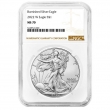 2022-W 1 oz Burnished American Silver Eagle Coin - NGC MS-70 Brown Label