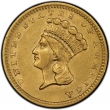 $1.00 Indian Princess Type Three Gold Coins - Random Dates - AU