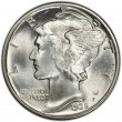 1935 Mercury Silver Dime Coin - Choice BU