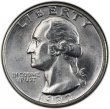 1932-S Washington Silver Quarter Coin - Choice BU