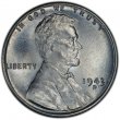 1943-D Lincoln Wheat Steel Cent Coin - Brilliant Uncirculated