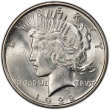 1922-D Peace Silver Dollar Coin - About Uncirculated