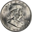 1959-D Franklin Silver Half Dollar Coin - Choice BU