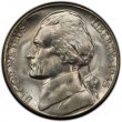 1945-S Jefferson War Nickel Silver Coin - Choice Uncirculated
