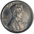1943-P Lincoln Wheat Steel Cent Coin - Brilliant Uncirculated