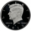 2013-S 90% Silver Kennedy Proof Half Dollar Coin - Choice PF