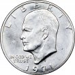 1971-S Eisenhower 40% Silver Dollar Coin - BU