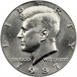 1987 Kennedy Half Dollar Coin - Choice BU