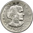 1980 Susan B. Anthony Dollar Coin - Choose Mint Mark - BU