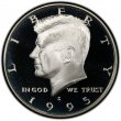 1995-S Kennedy Proof Half Dollar Coin - Choice PF