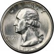 1932 Washington Silver Quarter Coin - Choice BU