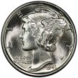 1941 Mercury Silver Dime Coin - Choice BU